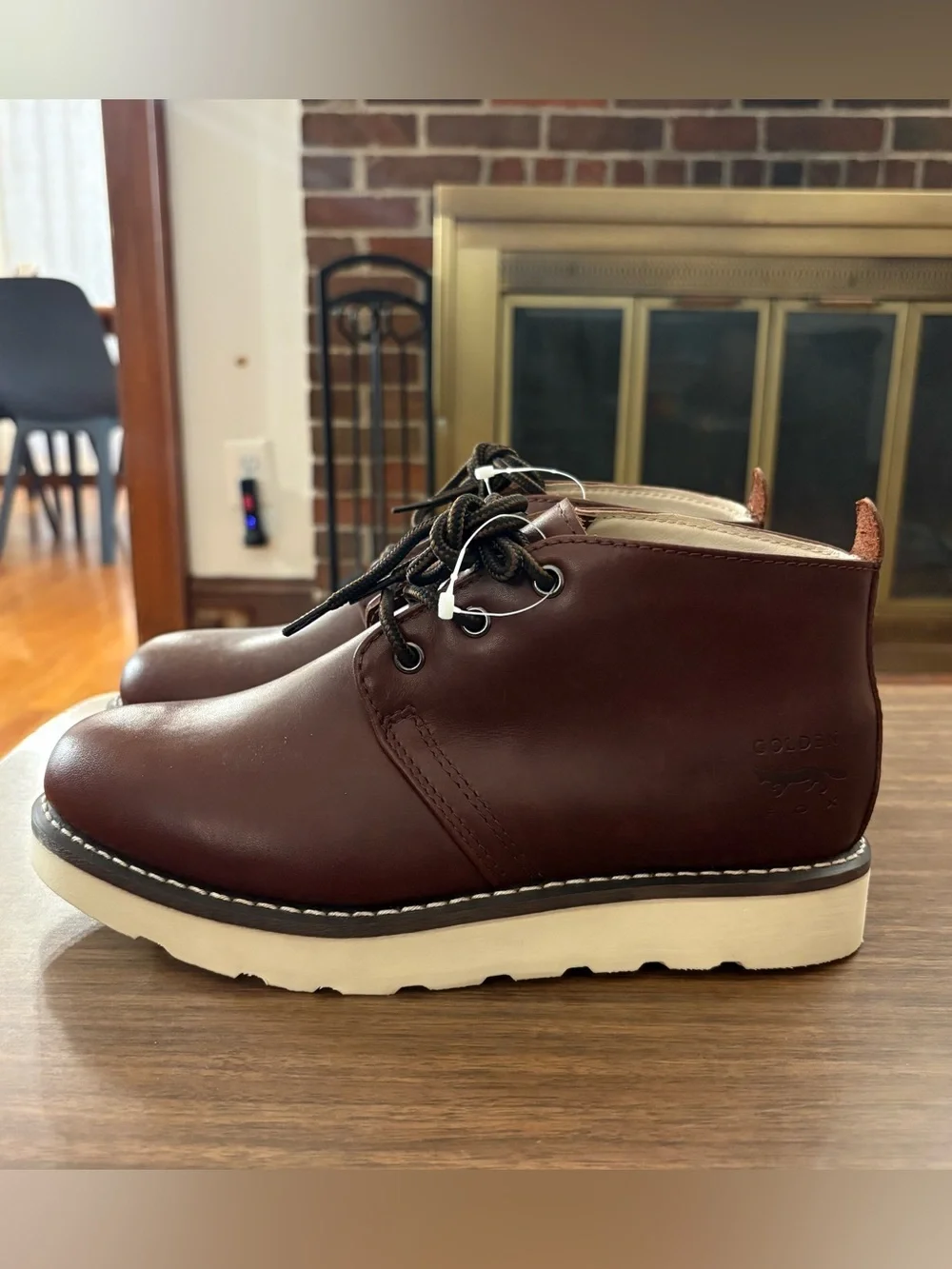Brand new never worn men’s brown Golden Fox Heritage Chukka boot.  Size 6.5